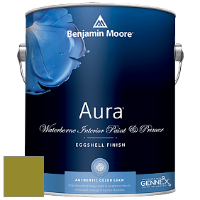 Benjamin Moore Aura 524 Waterborne Interior Eggshell Finish краска цвет NCS S 3065-G60Y 