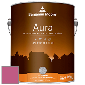 Benjamin Moore Aura 634 Waterborne Exterior Low Lustre Finish краска цвет 1348 Razzle Dazzle