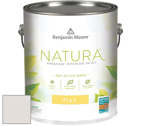 Benjamin Moore 512 Natura Interior Flat Finish матовая краска цвет 1457 White Winged Dove