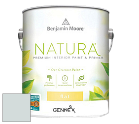 Benjamin Moore 514 Natura Interior Semi-Gloss Finish краска цвет 868 Mountain Mist