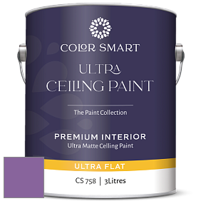 COLOR SMART CS 758 ULTRA CEILING PAINT ультраматовая краска цвет NCS S 3050-R50B 