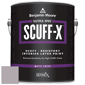 Benjamin Moore 484 Ultra Spec SCUFF-X Interior Matte Finish краска цвет 1446 Dusk to Dawn