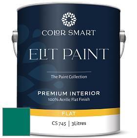 COLOR SMART CS 745 ELIT PAINT глубокоматовая моющаяся краска цвет NCS S 4050-B80G 