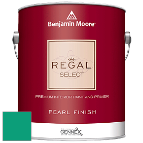Benjamin Moore 550 Regal Select Waterborne Interior Pearl Finish краска цвет 2046-30 Cayman Lagoon
