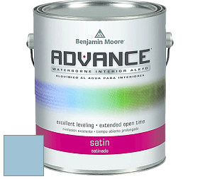 Benjamin Moore 792 Advance Interior Paint-Satin эмаль цвет 808 Sapphire Ice