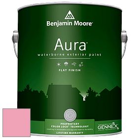 Benjamin Moore Aura 629 Waterborne Exterior Flat Finish краска цвет 1326 Bubble Bath