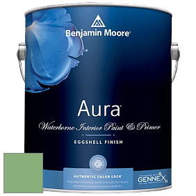 Benjamin Moore Aura 524 Waterborne Interior Eggshell Finish краска цвет 2034-40 Cedar Green
