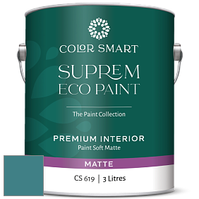 COLOR SMART CS 619 SUPREM ECO PAINT матовая краска цвет 727 Calypso Blue