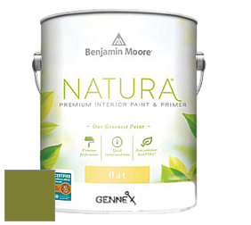 Benjamin Moore 514 Natura Interior Semi-Gloss Finish краска цвет NCS S 3560-G50Y 