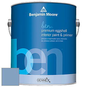 Benjamin Moore Ben W626 Premium Interior Latex Eggshell краска цвет 823 Steel Blue