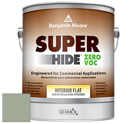 Benjamin Moore 355 Super Hide Zero Voc Interior Flat краска цвет 452 Norway Spruce