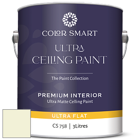 COLOR SMART CS 758 ULTRA CEILING PAINT ультраматовая краска цвет OC-115 Cream Silk