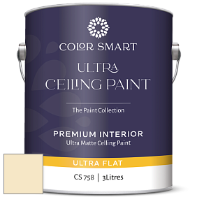 COLOR SMART CS 758 ULTRA CEILING PAINT ультраматовая краска цвет 930 Cashmere