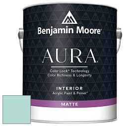 Benjamin Moore Aura 522 Interior Paint - Matte краска цвет 667 Maritime Blue
