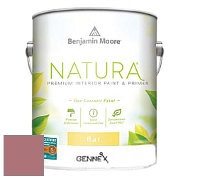 Benjamin Moore 514 Natura Interior Semi-Gloss Finish краска цвет 1280 Burgundy Rose