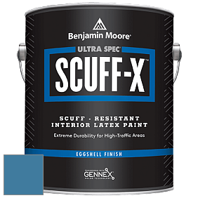 Benjamin Moore 485 Ultra Spec SCUFF-X Interior Eggshell Finish краска цвет 804 Chicago Blues
