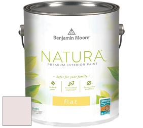 Benjamin Moore 512 Natura Interior Flat Finish матовая краска цвет 1366 Rosemist