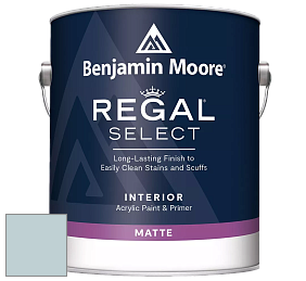 Benjamin Moore 548 IRegal Select Interior Paint - Matte краска цвет 1647 Silvery Blue