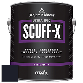 Benjamin Moore 484 Ultra Spec SCUFF-X Interior Matte Finish краска цвет RAL 5004 