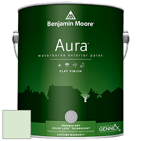 Benjamin Moore Aura 629 Waterborne Exterior Flat Finish краска цвет 568 Parkside Dunes