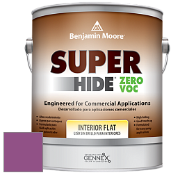 Benjamin Moore 355 Super Hide Zero Voc Interior Flat краска цвет 2074-30 Twilight Magenta
