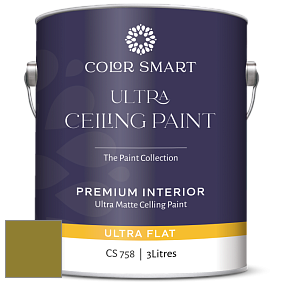COLOR SMART CS 758 ULTRA CEILING PAINT ультраматовая краска цвет NCS S 3560-G70Y 