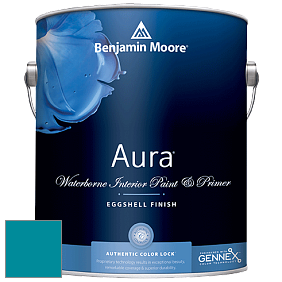 Benjamin Moore Aura 524 Waterborne Interior Eggshell Finish краска цвет 762 Pacific Palisades