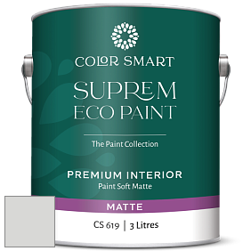 COLOR SMART CS 619 SUPREM ECO PAINT матовая краска цвет 1611 Graytint