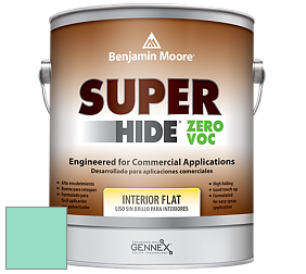 Benjamin Moore 355 Super Hide Zero Voc Interior Flat краска цвет 2042-50 Caribe Green