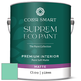 COLOR SMART CS 619 SUPREM ECO PAINT матовая краска цвет NCS S 1040-B90G 