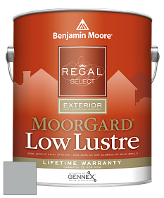Benjamin Moore W103 Regal Select Exterior Paint-MoorGard Low Lustre Finish краска цвет 1599 Marina Gray