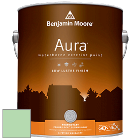 Benjamin Moore Aura 634 Waterborne Exterior Low Lustre Finish краска цвет 571 Lotus Flower