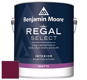 Benjamin Moore 548 IRegal Select Interior Paint - Matte краска цвет RAL 4004 