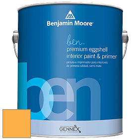 Benjamin Moore Ben W626 Premium Interior Latex Eggshell краска цвет 315 Oxford Gold