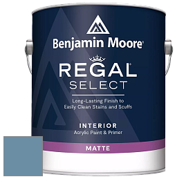 Benjamin Moore 548 IRegal Select Interior Paint - Matte краска цвет 839 Old Blue Jeans