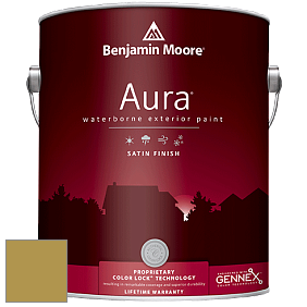 Benjamin Moore Aura 631 Waterborne Exterior Satin Finish краска цвет 385 Savannah Moss