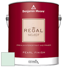Benjamin Moore 550 Regal Select Waterborne Interior Pearl Finish краска цвет 582 Cool Mint