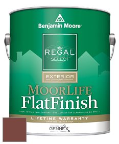 Benjamin Moore W105 Regal Select Exterior Paint-MoorLife Flat Finish краска цвет AF-275 