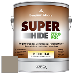 Benjamin Moore 355 Super Hide Zero Voc Interior Flat краска цвет AF-155 