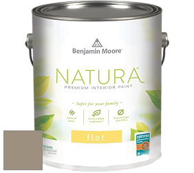 Benjamin Moore 512 Natura Interior Flat Finish матовая краска цвет 978 Raccoon Hollow