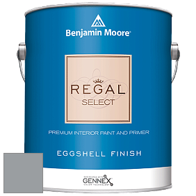 Benjamin Moore 549 Regal Select Waterborne Interior Eggshell Finish краска цвет 1614 Delray Gray