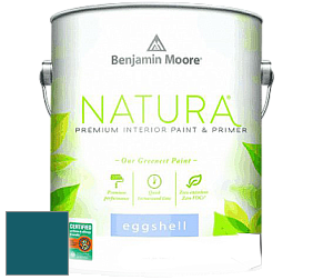 Benjamin Moore 513 Natura Interior Eggshell Finish краска с блеском цвет NCS S 5540-B10G 