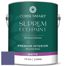 COLOR SMART CS 619 SUPREM ECO PAINT матовая краска цвет 1407 Mauve Bauhaus