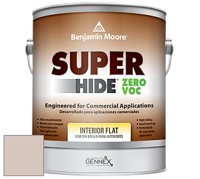 Benjamin Moore 355 Super Hide Zero Voc Interior Flat краска цвет AF-265 