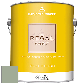 Benjamin Moore 547 Regal Select Waterborne Interior Flat Finish краска цвет 452 Norway Spruce