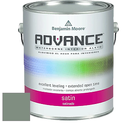 Benjamin Moore 792 Advance Interior Paint-Satin эмаль цвет 699 Garden Oasis