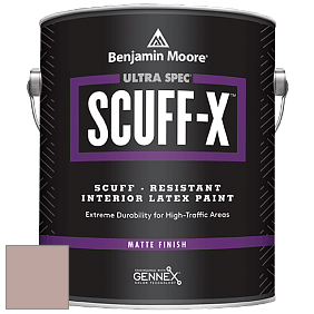 Benjamin Moore 484 Ultra Spec SCUFF-X Interior Matte Finish краска цвет 2105-50 Sand Pebble