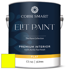 COLOR SMART CS 745 ELIT PAINT глубокоматовая моющаяся краска цвет RAL 1026 