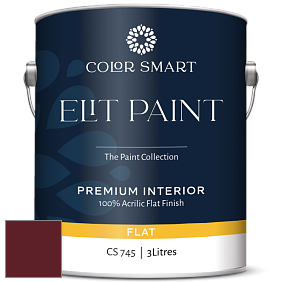 COLOR SMART CS 745 ELIT PAINT глубокоматовая моющаяся краска цвет RAL 3005 