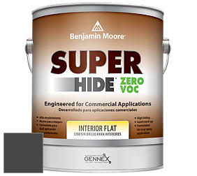 Benjamin Moore 355 Super Hide Zero Voc Interior Flat краска цвет 2118-10 Universal Black